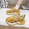 Fashion Ladies Shoes on Sale 2025 Versatile Women's Vulcanize Shoes Mixed Colors Platform Women Sneakers Outdoor Lace Up Casual Shoes
