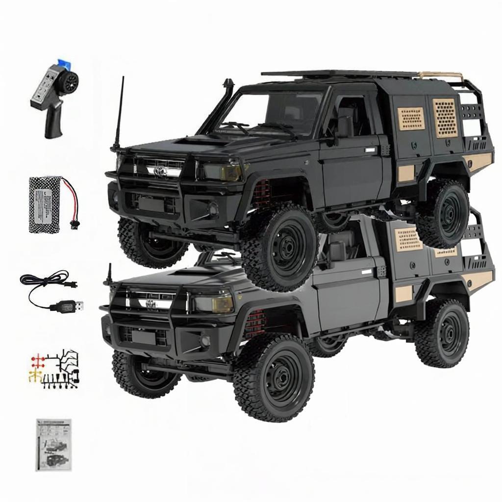 MN MODEL | Waterproof Full-Scale RC Truck Model Single battery