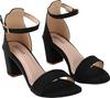 Shoetopia Womens/Girls Syntheticblack Block Heels-Eu39