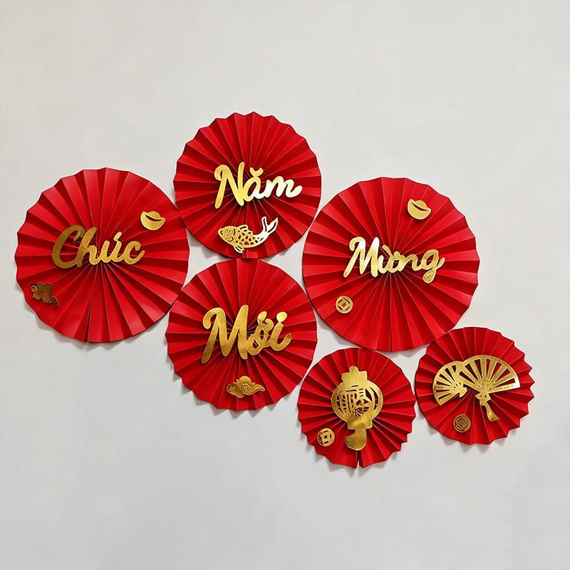 Vietnamese Spring Festival Hanging Ornament Chinese New Year  Home Decoraiton Year Of The Horse Wall Hanging Pendants