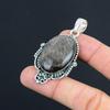 Daughters Day Sale Sterling Silver Silver Sheen Obsidian Gemstone Unique Pendant