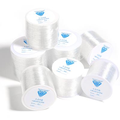 55-80M Plastic Crystal DIY Strong Stretchy Crystal Elastic Beading Cords Thread String For Jewelry Making DIY Necklace Bracelet