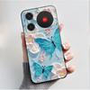 For Nubia Music Case Z2353 Butterfly Flowers Silicone Phone Cover For ZTE Nubia Music Funda Protection Shockproof Bumper Shell