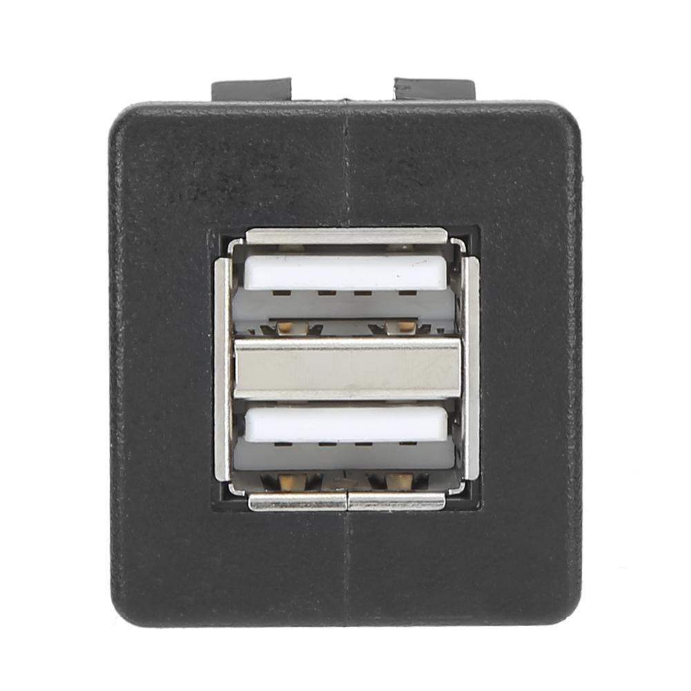 USB 2.0 Extension Cable Dual Interface Waterproof Car Data Transfer Dashboard Adapter Cord