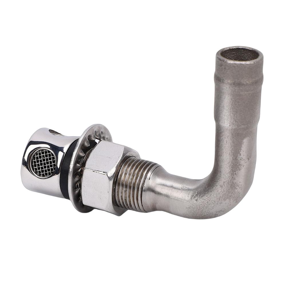 Boat Fuel Vent Stainless Steel High Efficiency Marine Grade 90 degrees  Fuel Breather Valve for 5 8 Inch Hose