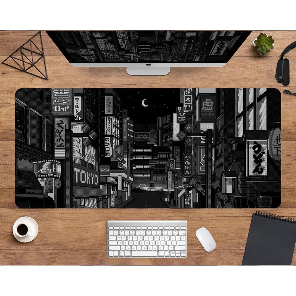 Japanese Anime Big Mouse Pads Cute Mousepads HD Large XXL Office Gamer Rubber Mat Company Desk Pad Design Table Carpet 800X400
