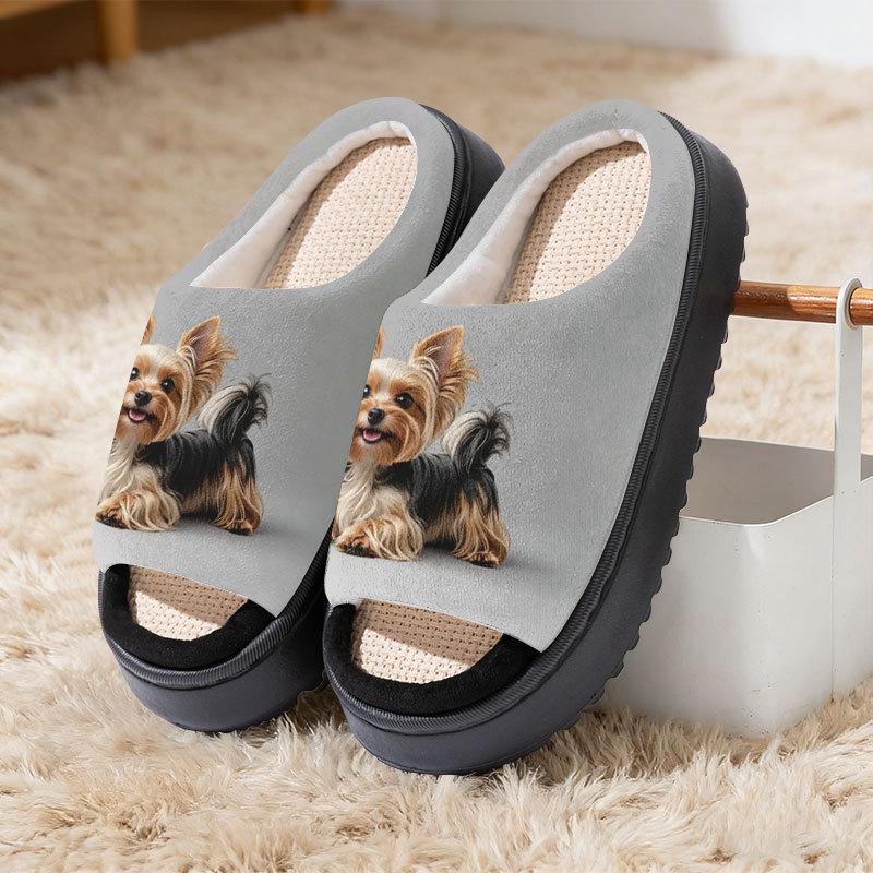 Casual Cotton Shoes - Cute Cartoon Home Slippers for Both Men and Women