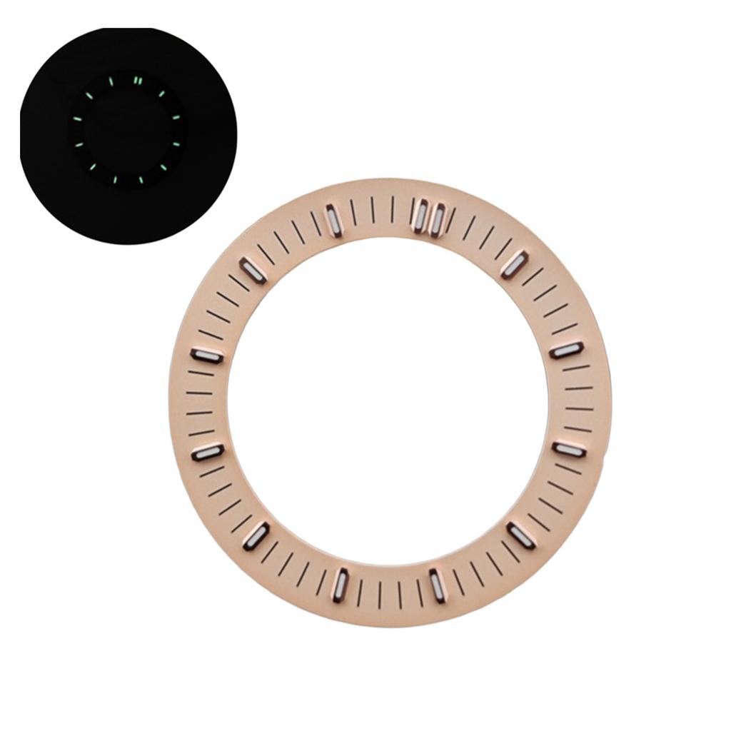 31MM Skelett Zifferblatt für NH70 NH35 NH36 Uhrwerk Grün Leuchtend Mechanische Uhr Modifikationszubehör