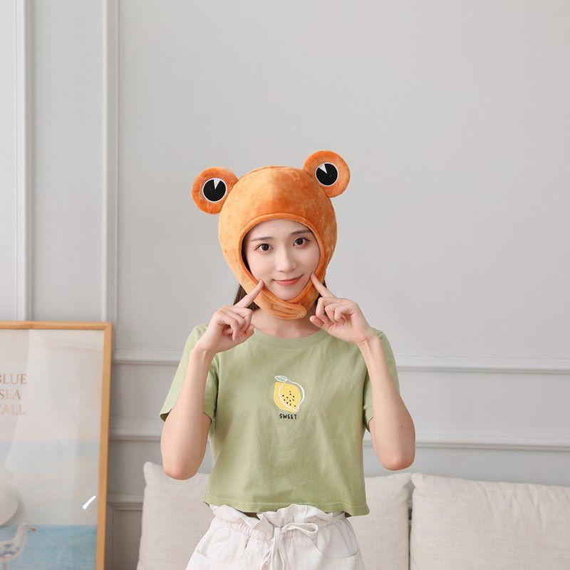 New expression big ears frog headgear hat, photo props photo props, cartoon headgear