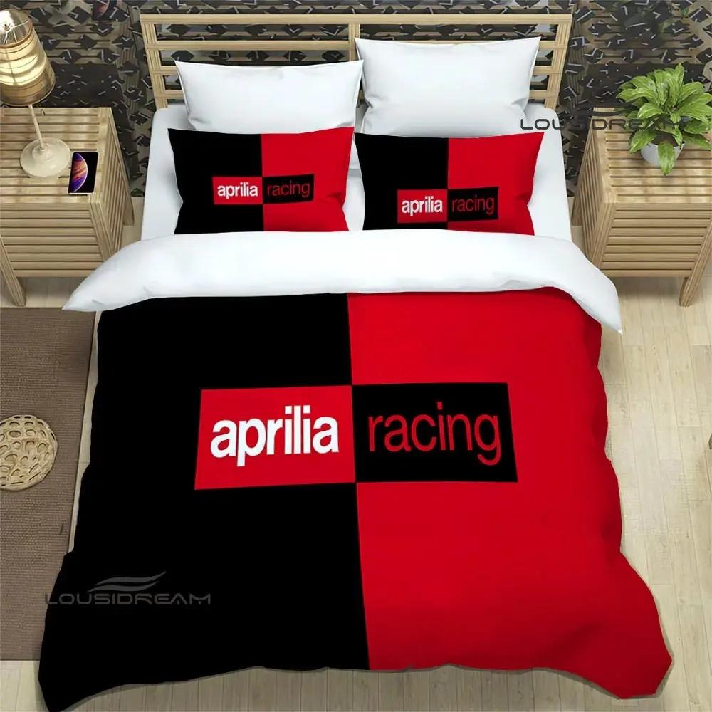 

Aprilia motorcycle print Bedding Sets exquisite bed supplies set duvet cover bed comforter set bedding set luxury birthday gift EU single(135x200cm)