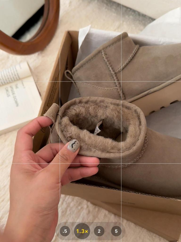 Henan Sangpo 2025 Sheepskin Shearling Ankle Snow Boots for Men & Women - Winter Warmth