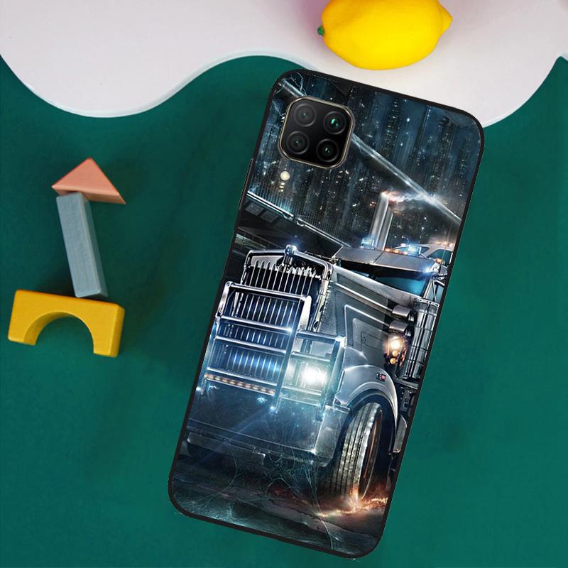 Cool Heavy Truck Car For Huawei Nova 11i 12s 12i 8i 7i Y73 Y70 Y90 Y60 Y72 Y61 Y91 9 10 SE P30 Pro P40 Lite Case