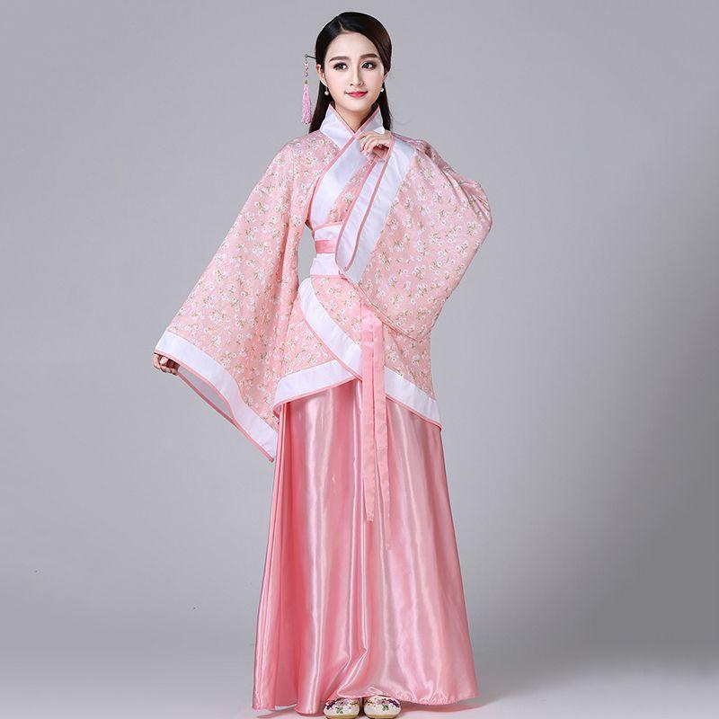 Traditional Chinese Ancient Costume Woman Tang Dynasty Dress Fairy Cosplay Hanfu