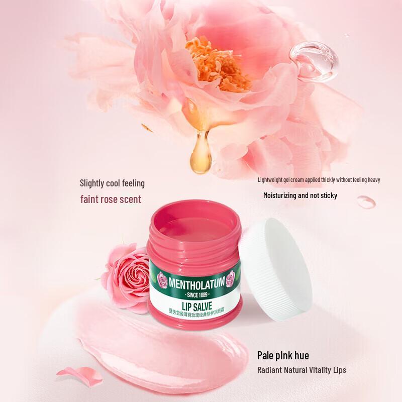 MENTHOLATUM Classic Mint Rose Lip Balm