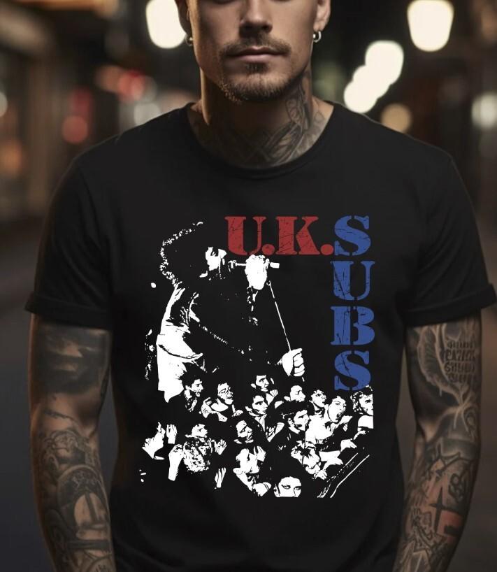 U.K. Subs Black T-Shirt, S-5XL Unisex T-Shirt XL