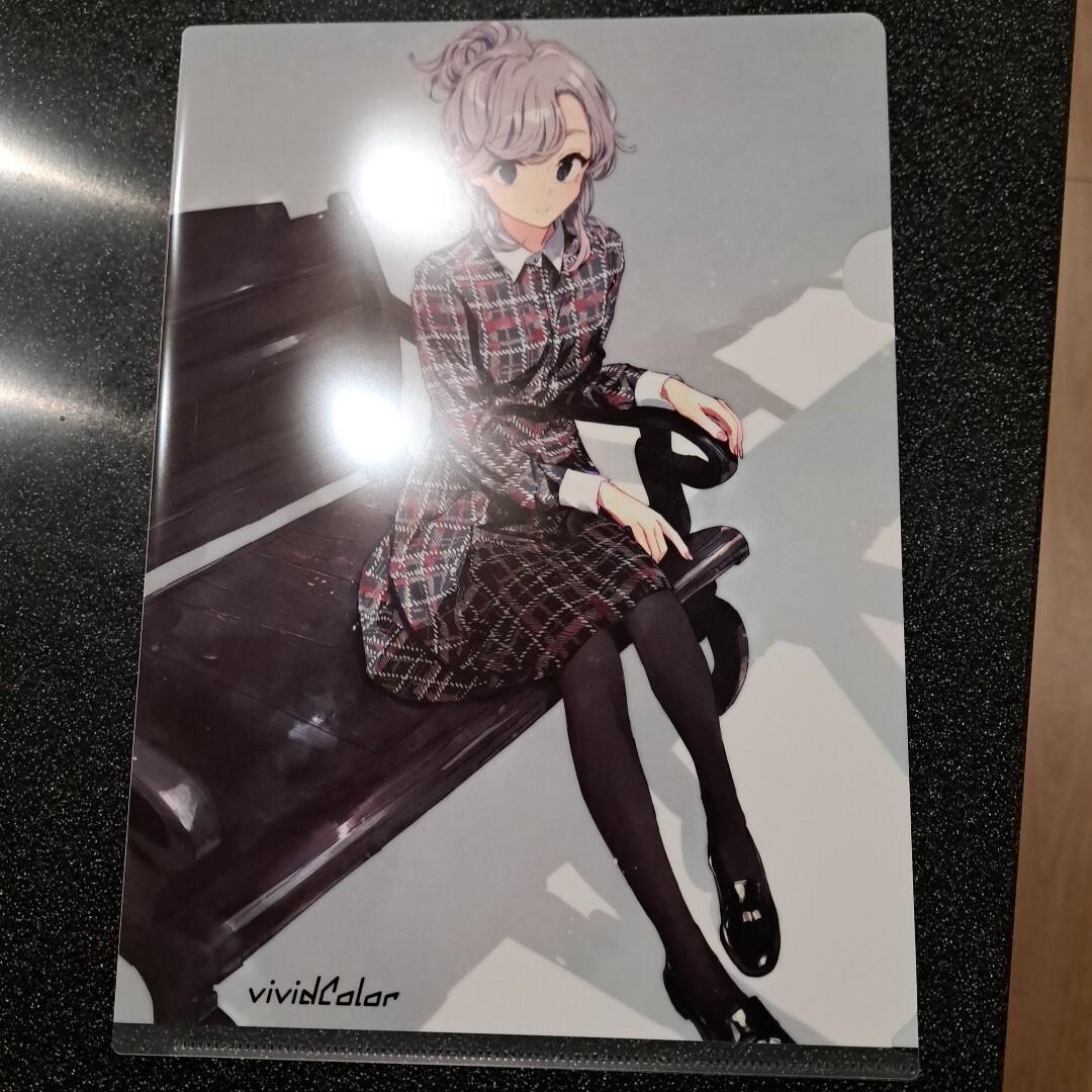 Used Ponkan vividcolor clear file 4 types set