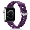 Silikonarmband für Apple Watch Band 45mm 44mm 40mm 41mm 42mm 49mm atmungsaktives Armband correa iWatch Ultra Serie 8 7 6 5 4 SE