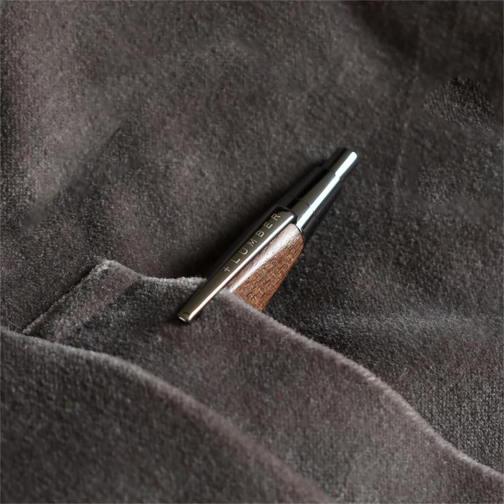 Triangular wooden mechanical pencil BODY MECHANICAL made from precious wood LUMBER by Hacoa "TRIANGLE PENCIL" + (walnut)