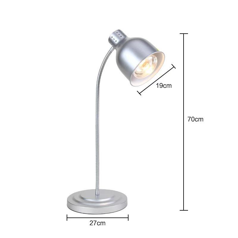 Double-Headed Commercial Food Warming Lamp for Desktop Buffet Use