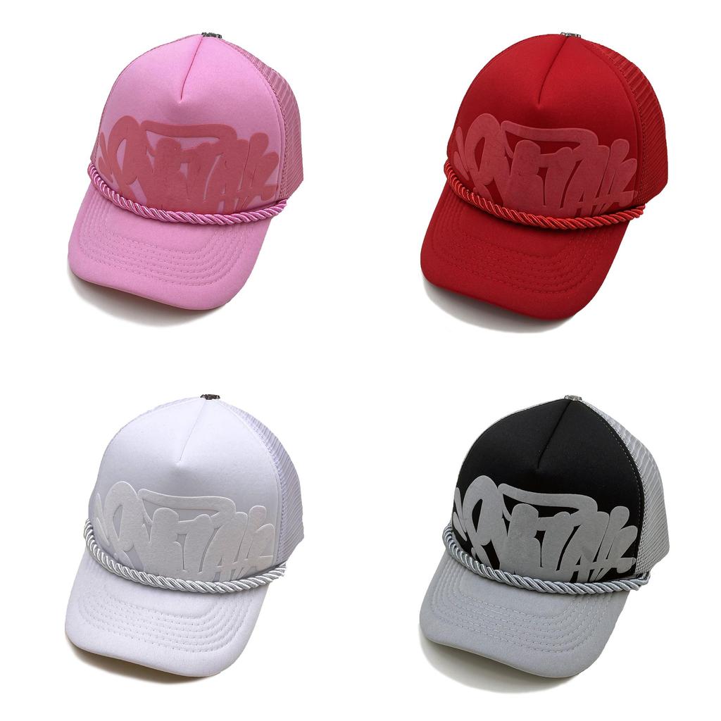 American Streetwear Letter Embroidered Baseball Cap With Adjustable Fit For Summer Casual Wear