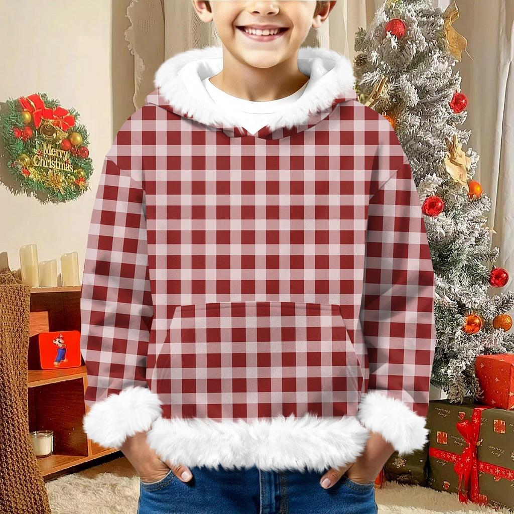 Children's Sweatshirt Girls Boys Long Sleeve Lightweight Casual Hoodie Loose Comfortable Sweatshirt