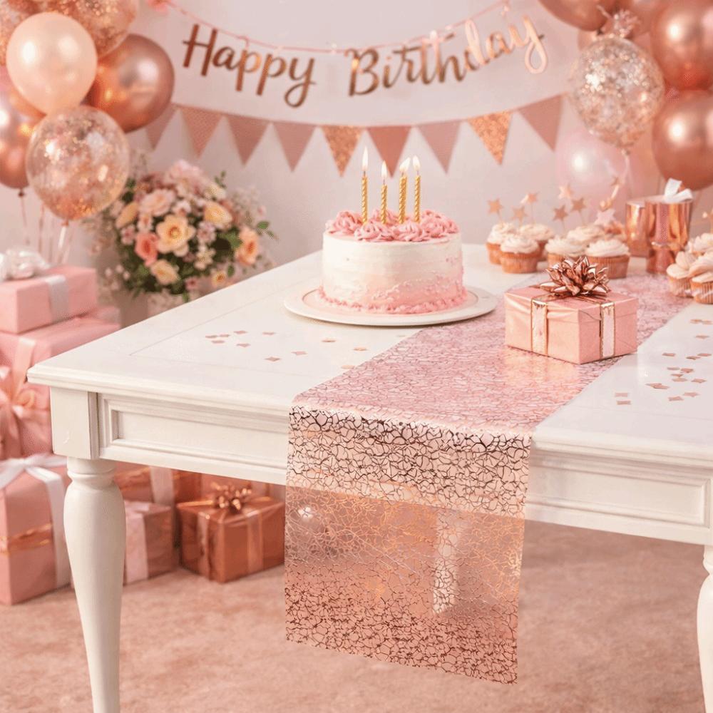 Sparkling Glitter Table Runner Luxury Table Cover Decorative Sequin Tablecloth Party Decoration