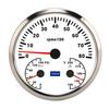3 In 1 Speedometer 8000rpm Tachometer 0 To 150PSI Oil Pressure 100 To 250 Fahrenheit  Water Temperature 7 Color