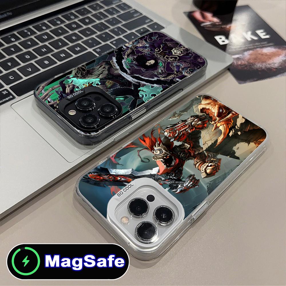 Game Darksiders Mobile Phone Case for iPhone 17 16 15 14 13 12 11 Air Pro Max Plus MagSafe Translucent Colorful Cover Cover