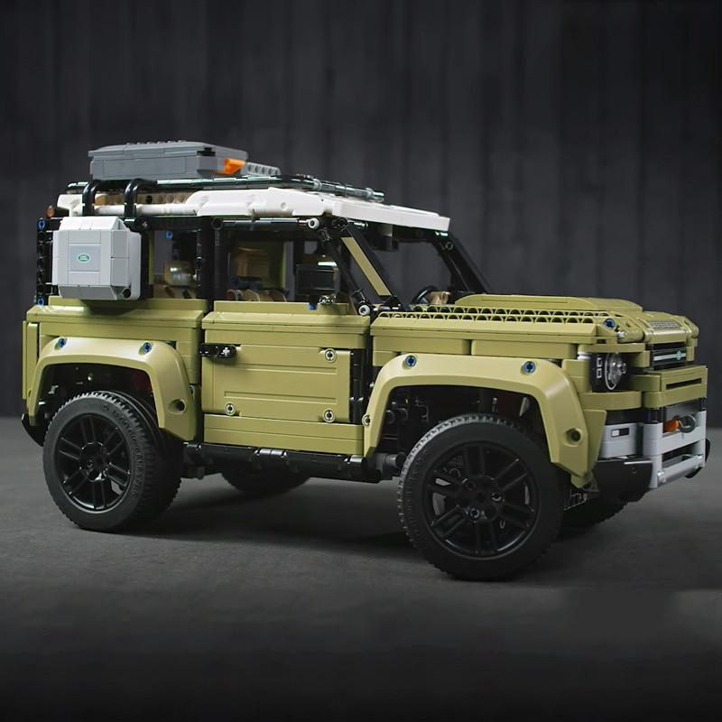 Technic Hračky do aut Land SUV Auto Rover Montáž Model aut Dětský vánoční dárek Fit Stavební bloky Cihly