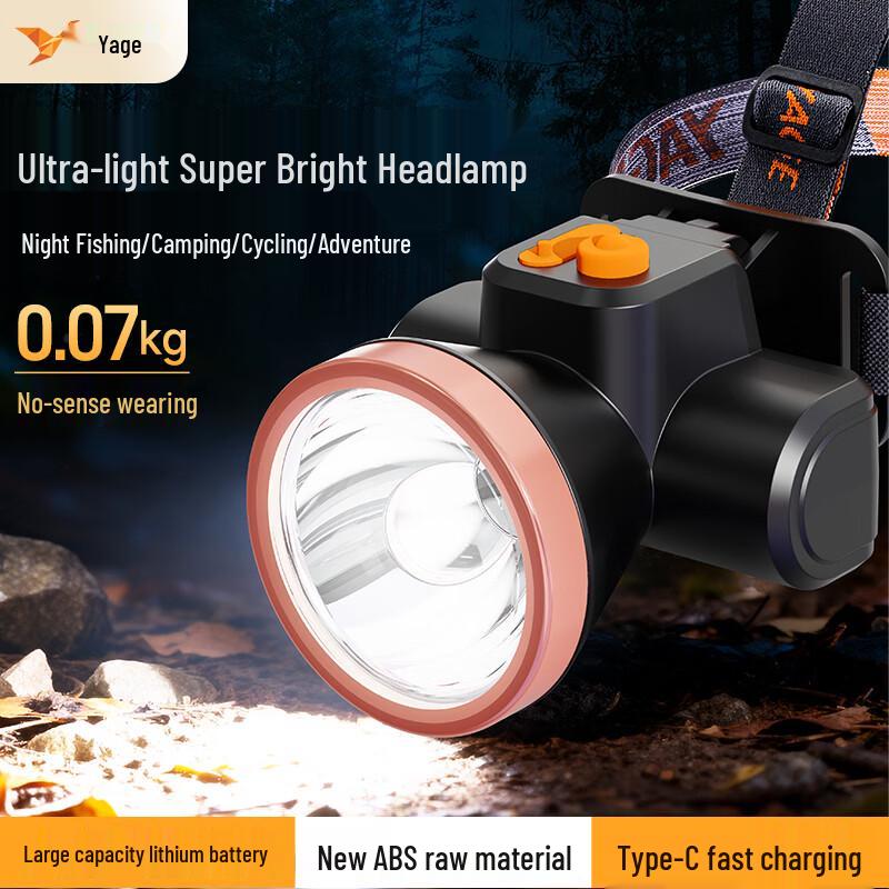 YAGE Rechargeable Outdoor LED Headlamp