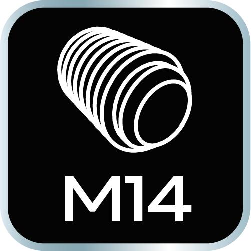 Polishing felt 125 x 20 mm, M14