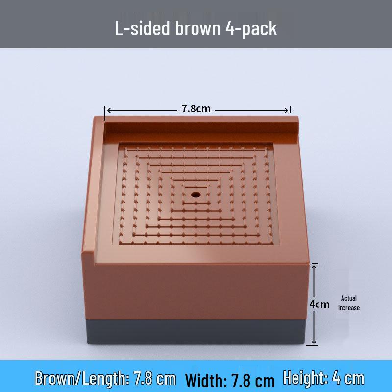 Non-Slip Furniture Heightening Pads for Table, Sofa, Coffee Table, TV Cabinet - Shockproof Leg Risers