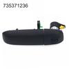 Black Car Front Left Side Door Handle Outer For Fiat- Panda 169 2003-2011 735371236 Exterior Parts Car Accessories