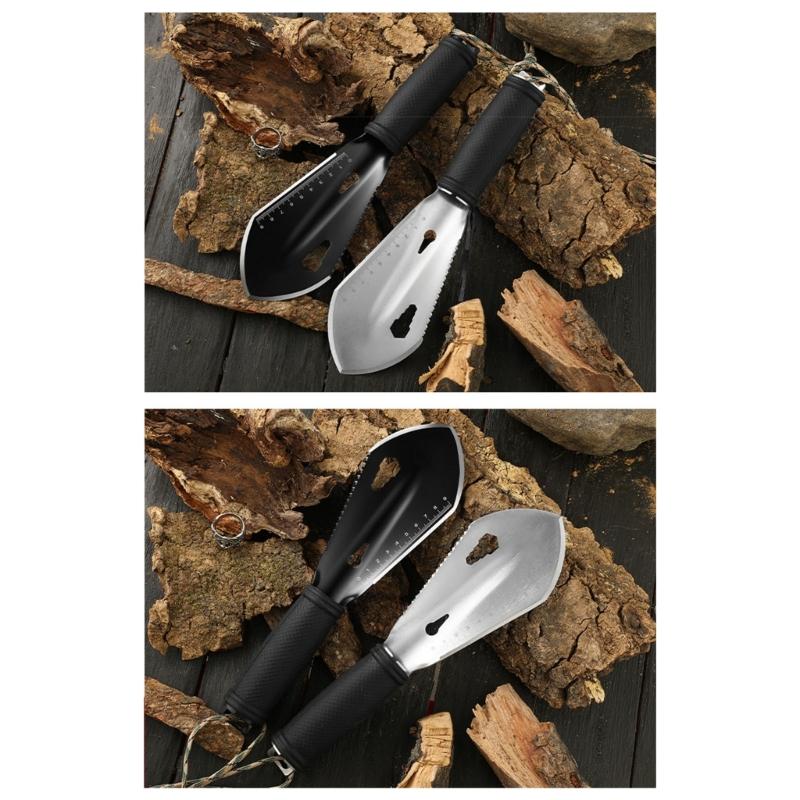 Rust Resistant Stainless Steel Mini Shovel Lightweight Gardening Tool For Transplanting Digging And Camping Essential