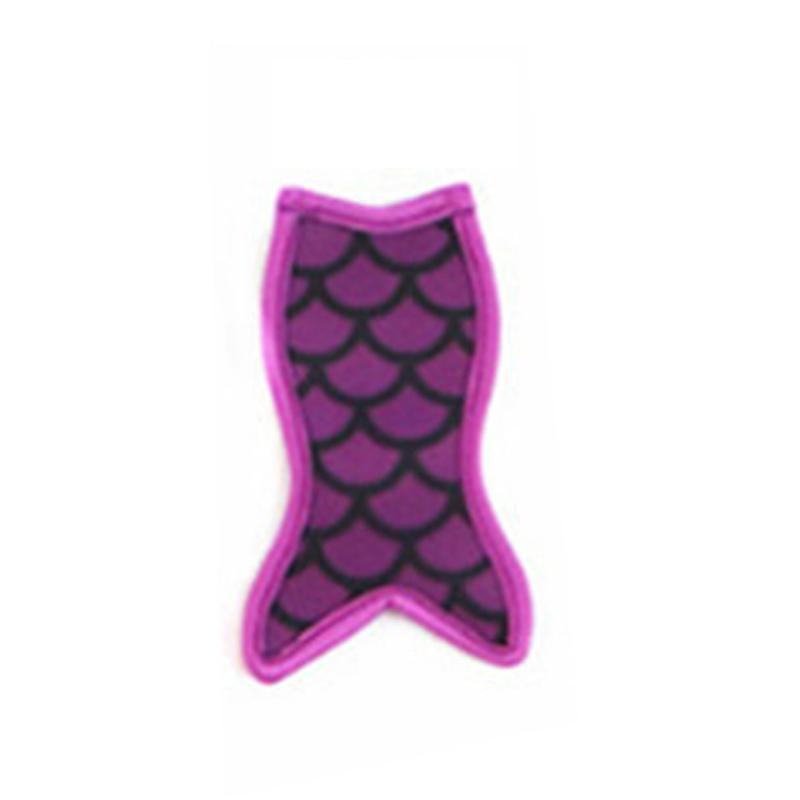 1PC Keep Cooled Icy Pole Holder Popsicle Cover Fish Tail Reusable Colorful