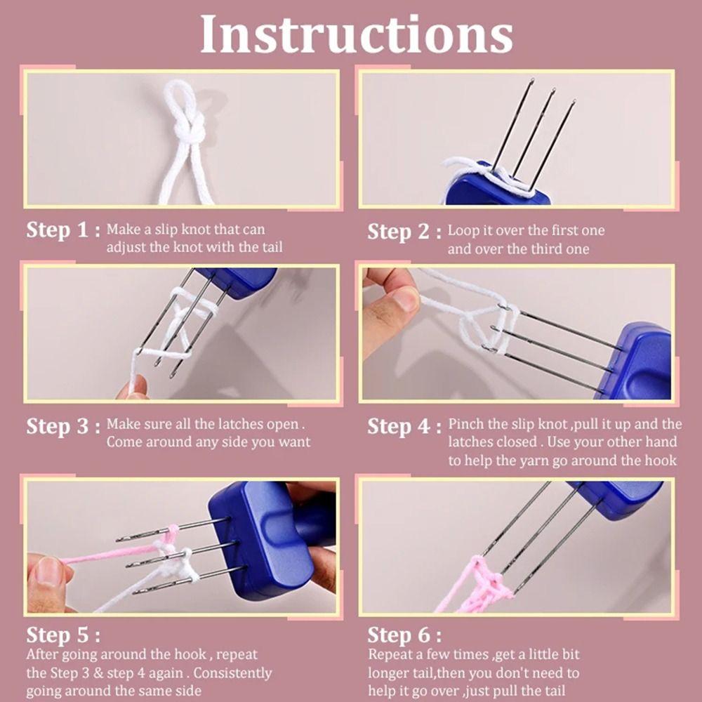 Ergonomiczny Uchwyt Szydełko Narzędzie Przenośny Sznurek Narzędzie do Robienia na Drutach Lekka Igła do Robienia na Drutach Brzegowanie