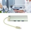 6 in 1 Docking Station Type C to PD 3USB3.0 High Definition Multimedia Interface RJ45 Expansion Dock