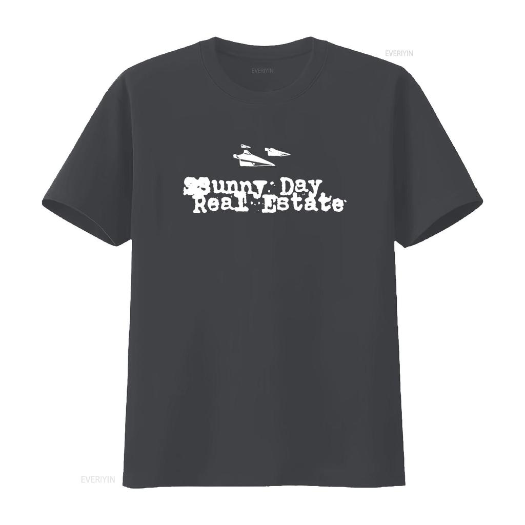 Sunny Day Real Estate Tričko Grunge Punk Rock Design Těžká Bavlna Vintage Mírně Grafický Top Pro Každodenní Nošení Unisex