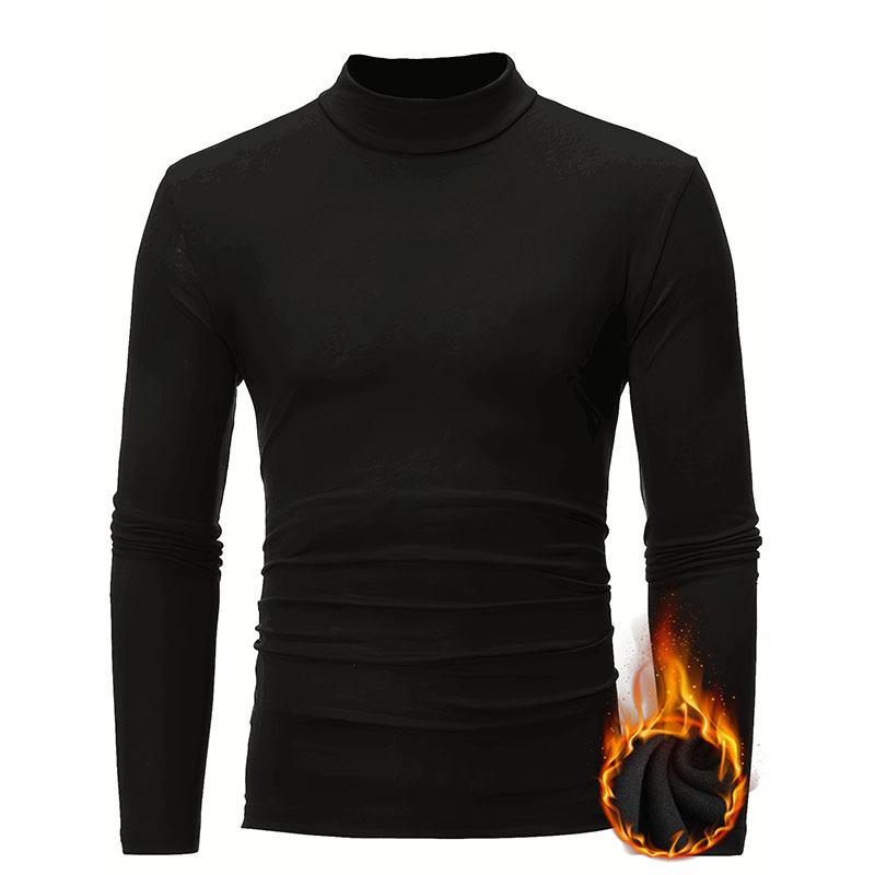 Nový pánský svetr s kulatým výstřihem, tričko, pánský a dámský pulovr s dlouhým rukávem, termoprádlo