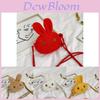 Adorable Plush Rabbit Children's Crossbody Bag For Girls Stylish Mini Backpack