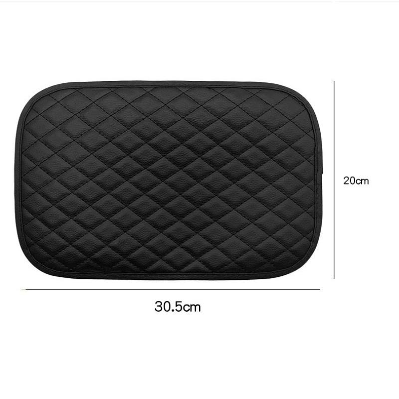 Nowy! Skóra PU Mata na podłokietnik samochodowy Poduszka ochronna na podłokietnik konsoli środkowej Pokrywa schowka na podłokietniki Nakładka