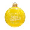 18.9 Inch Giant Inflatable Christmas Ball Outdoor Large PVC Blow Up Ball for Outside Yard Lawn Porch Decoration