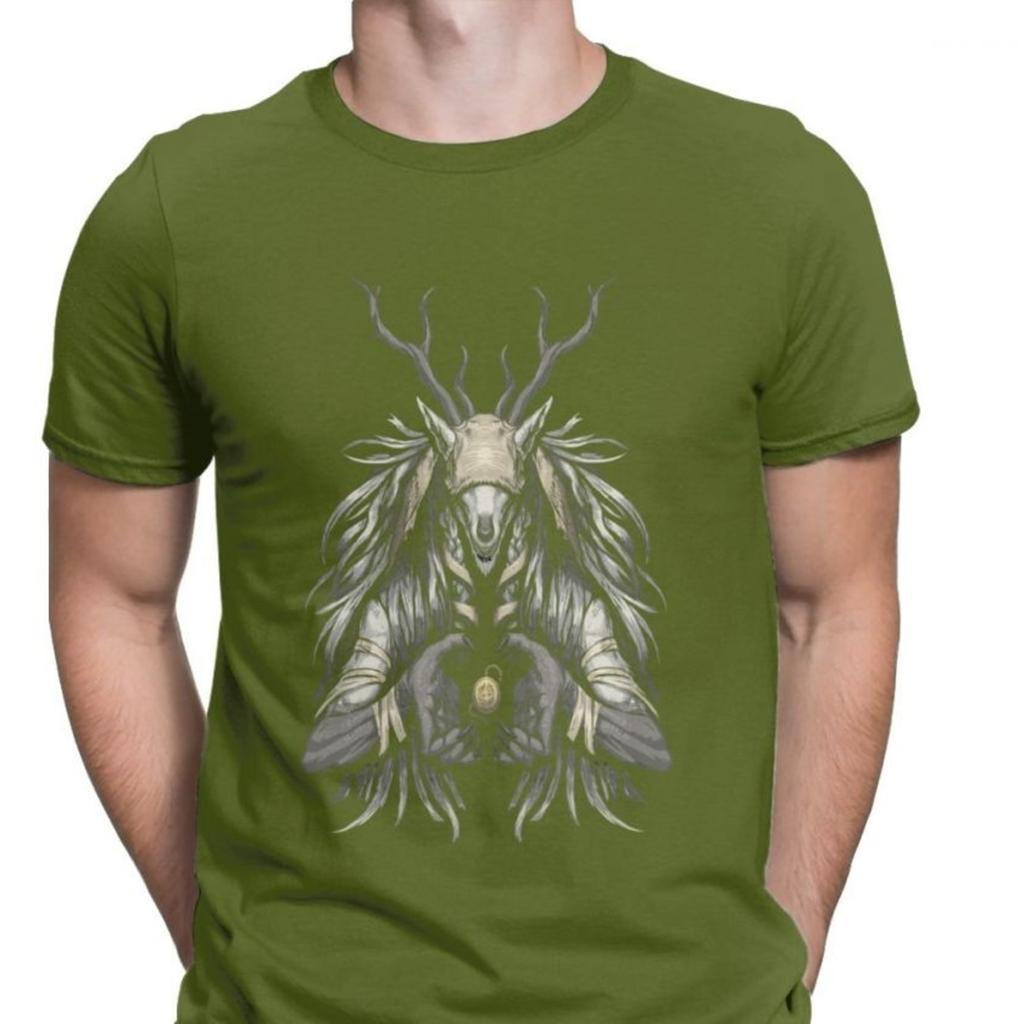 Men's Tops T Shirt The Supplicant Premium Cotton Tshirts Vicar Amelia Bloodborne Scary Harajuku Halloween T Shirt Graphic