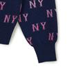 New MLB New York Yankees Knitwear Unisex Light Marine Blue 3AKPM0144-50NYL