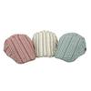 Cotton Striped Forward Hat Adjustable Flat Brim Cap Classic Newsboy Hat  Women Men