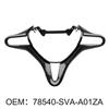 For Honda Civic 2006-2011 Carbon Fiber Steering Trim Carbon Fiber Steering Wheel Cover Wear-resistant OEM Number 78540-SVA-A01ZB