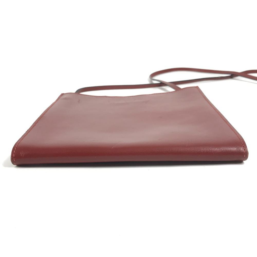 HERMES Onimetu Bag Crossbody Pochette Shoulder Bag Leather BrownBased