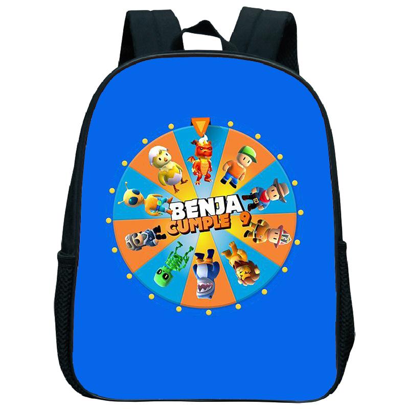 Stumble Guys Nursery Backpack Stumble Game Children Kindergarten Toddlers Student Schoolbag Shoulder Bag Kids Bags