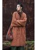 Women's Winter Quilted Ramie Cotton Coat - Vagabond Zen Style Robe