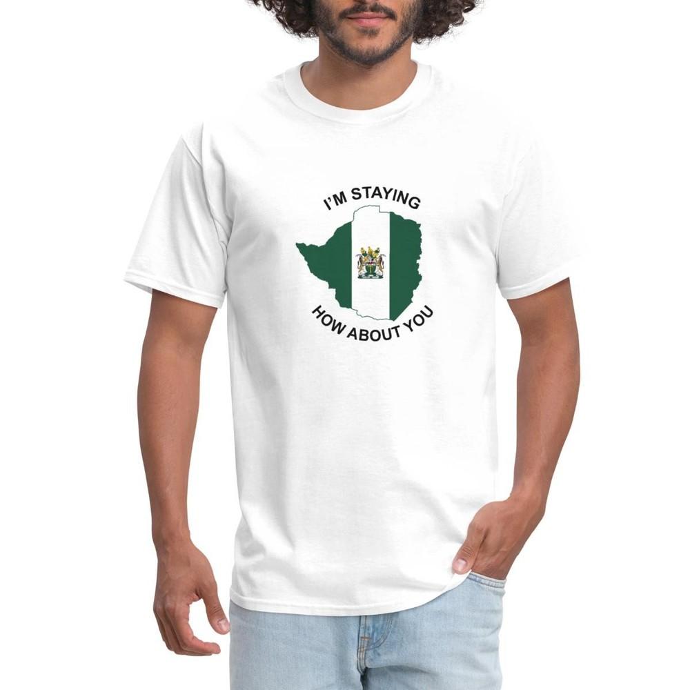 

Rhodesia I’m Staying How About You Men s T-Shirt S